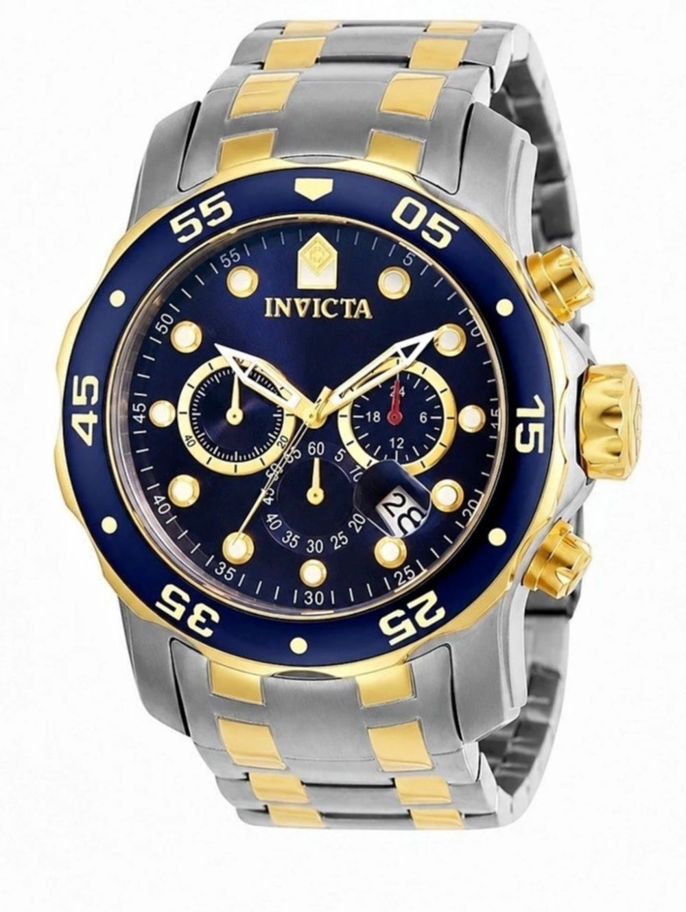 Invicta Pro Diver Scuba Men's 48mm 2 tone Steel, Gold
